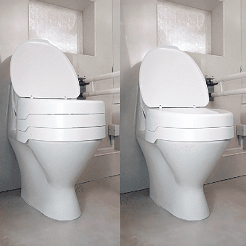 Ezy-Fit Raised Toilet Seat With Lid