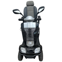 Load image into Gallery viewer, The Maxi XLS Mobility Scooter is the perfect choice for those who want a reliable and stylish scooter that can handle any terrain. With all-round suspension, this scooter is perfect for taking on bumpy roads or even off-road trails. The LED lights make it easy to see where you&#39;re going, even in the dark. And with a weight capacity of up to 35 stone / 200 kg, this scooter can accommodate even the heaviest users.