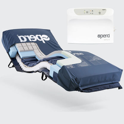 The Opera® Signature bed is height adjustable, making it suitable for both nursing care and ease of access. The bed's extensive height range allows it to be lowered close to the floor and raised up to a carer's waist level to make it easier to provide care.