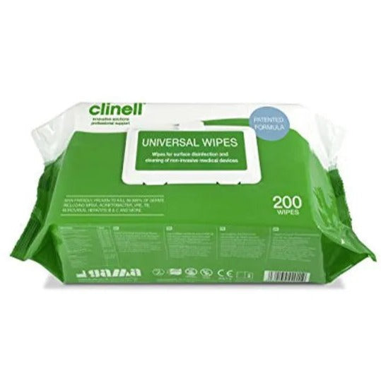 Clinell Universal Wipes Pack of 200