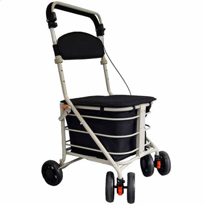 mobility-world-ltd-uk-Foldable-Shopping-Trolley-With-Single-Brake-Bar-and-Seat-Black