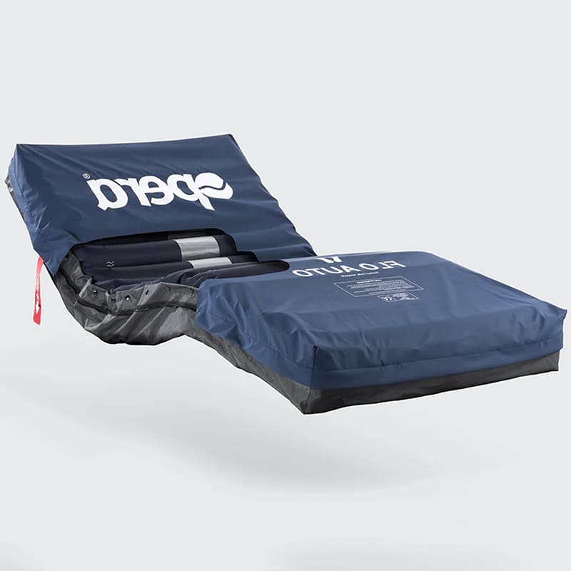 The Opera Flo Auto Air Mattress System is designed to prevent and treat pressure sores and is also suitable for use as part of pressure care treatment for existing pressure sores. The Flo Auto features an inflated support surface that evenly redistributes weight and provides effective pressure relief. This makes it ideal for those who are immobile or have limited mobility. In addition, the Flo Auto comes with a pump that inflates and deflates the mattress, making it easy to use.