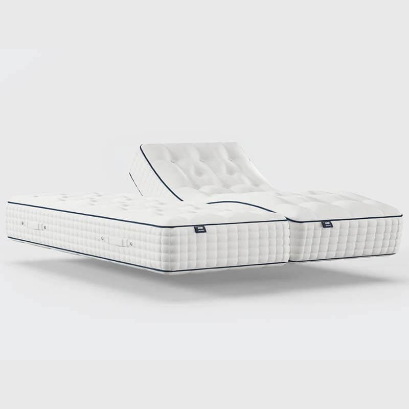 The Natural 2500 combines multi-layered springs with natural cotton and soft cashmere wool to provide sumptuous comfort for a good night's sleep. The mattress is rated as medium firmness, with a soft yet supportive filling inside. The two types of springs, pocket and micro-coils, provide support and move with you as you reposition. The cashmere and wool blend provides softness, and the mattress is topped with a soft-touch tufted cover