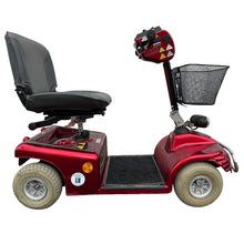 Load image into Gallery viewer, Roma Shoprider Soverign 4 Mobility Scooter - The forward and reverse controls are really easy to use and the brakes are automatic. It has a &nbsp;weight capacity of 21 stone.  Shoprider Sovereign 4&nbsp; is a very flexible scooter, has a comfortable mid-back seat, which can be upgraded to a high-back captain’s seat. This scooter has a&nbsp; range of 20 miles and also comes with lights front and rear as standard.