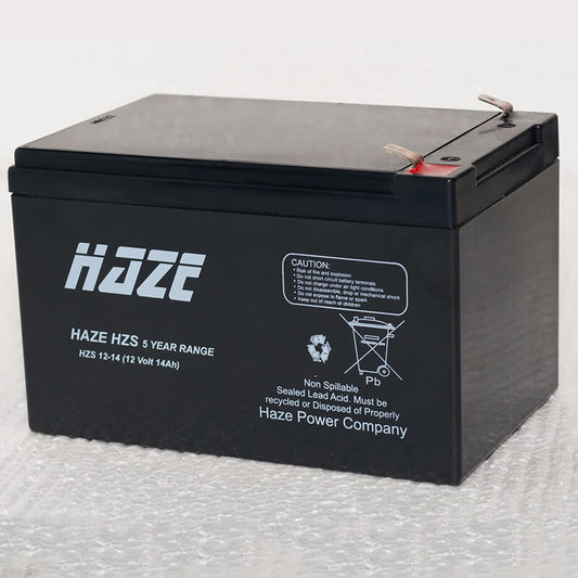 Mobility World UK Haze HZS12-14 AGM Cyclic VRLA Mobility and Golf Battery - 14Ah_img