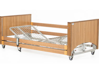 Alerta Classic Low Profiling Bed With Integral Side Rails & Electrically Adjustable Backrest