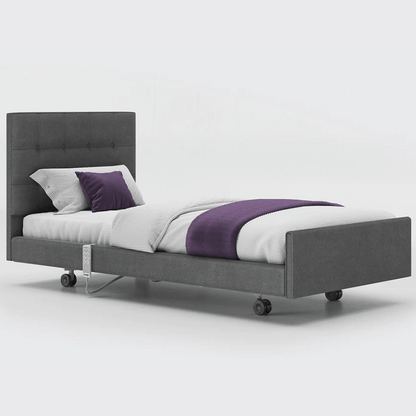 Mobility-World-Ltd-UK-Opera-Signature-Comfort-Profiling-Bed-Emerald-Headboard-Single-3ft-90cm-fabric-antracite