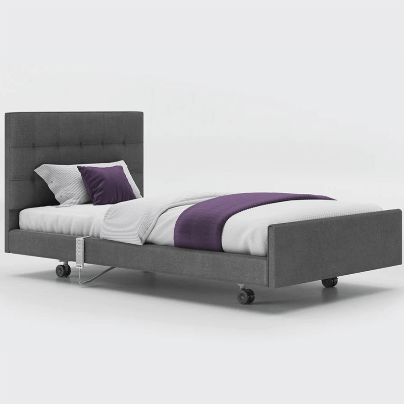 Mobility-World-Ltd-UK-Opera-Signature-Comfort-Profiling-Bed-Emerald-Headboard-Wide-Single-3ft6-105cm-fabric-antracite