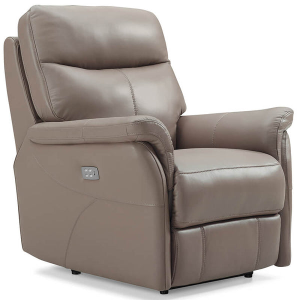 Recliner chair leather electric clearance