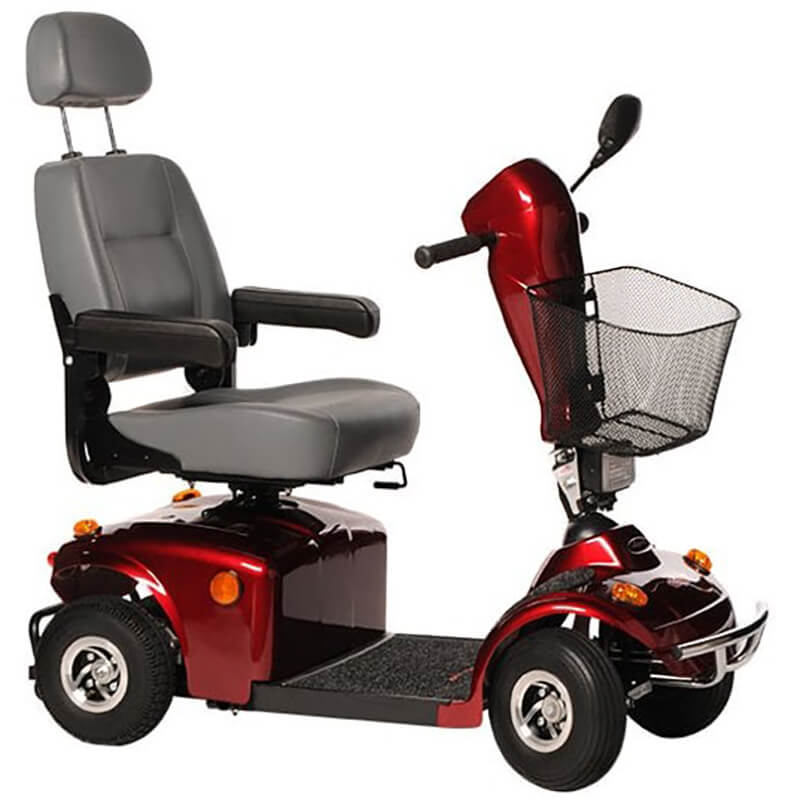 Mobility-World-UK-Freerider-Mayfair-4-Mobility-Scooter-Red-Side-View