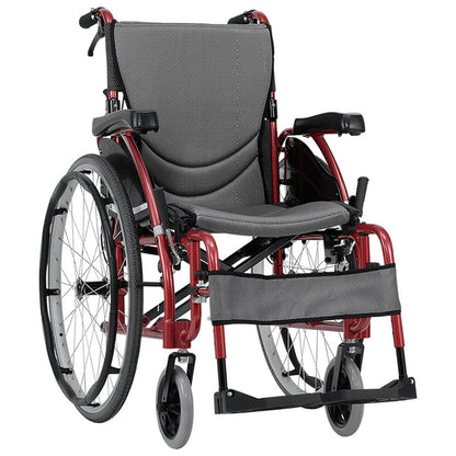 Mobility-World-UK-Karma-Ergo-125-Self-Propelled-Wheelchair-Red