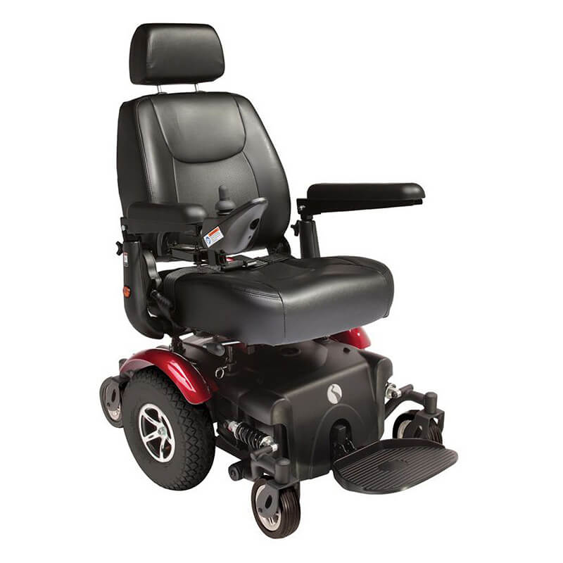 Mobility-World-UK-Rascal-P327-XL-Powerchair-wheelchair-Red