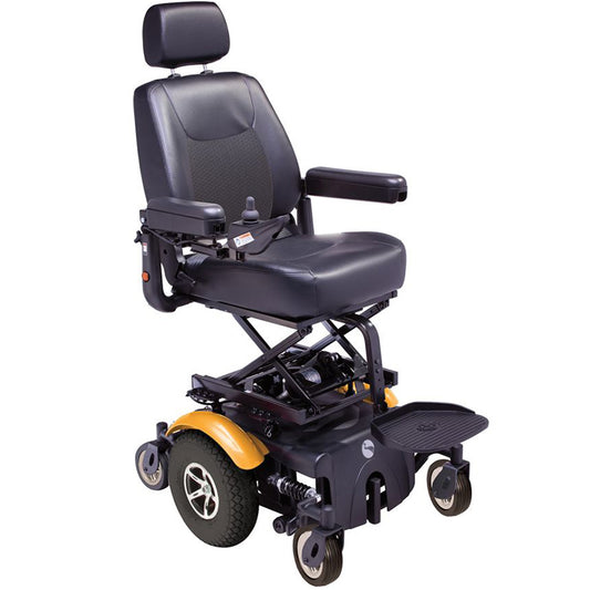 Mobility World Ltd UK -Rascal Rivco Powerchair Seat Lift Orange Sunset_img