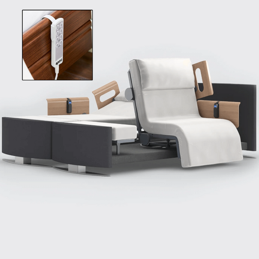 Mobility World Ltd UK - RotoBed Change Dual Rotating Chair Bed - Wired Remote_img