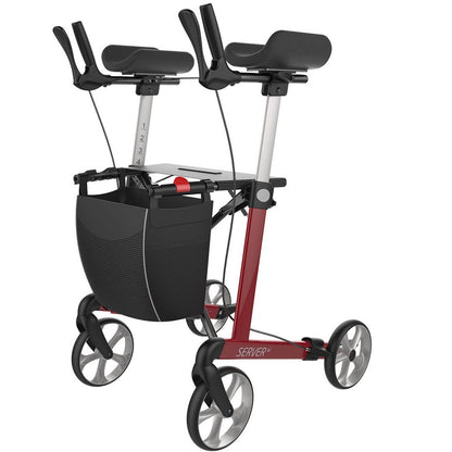 Upright 4 Wheeled Walker Rollator